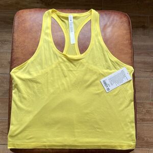 NWT Lululemon Swiftly Tech Racerback Tank Top 2.0 Race Length 18 Beaming Yellow